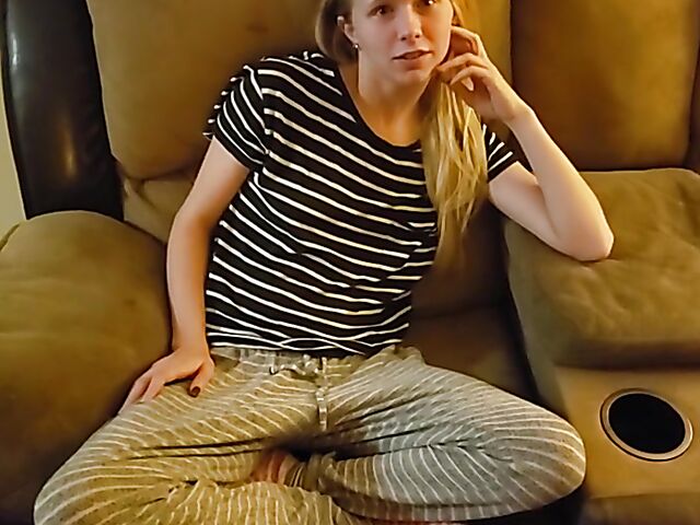 Real step brother fucks sister and cums inside her teen twat