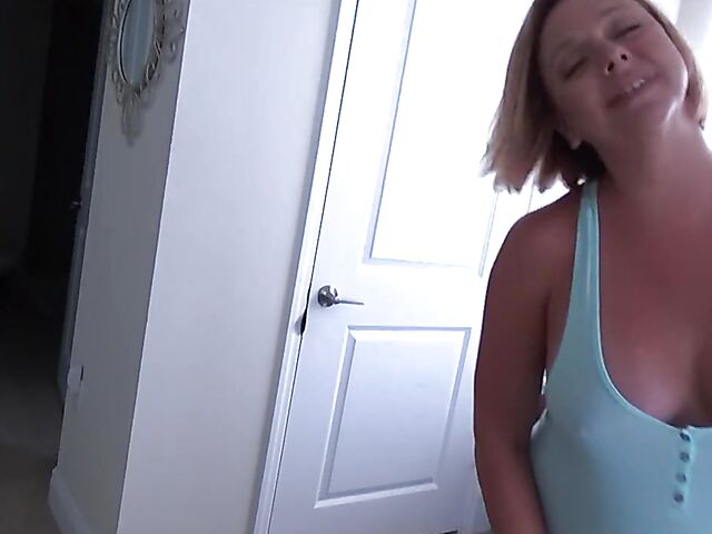 Brianna Beach - Stepmom POV with cock in pussy and cum in hands