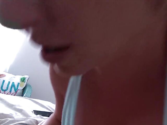 Brianna Beach - Stepmom POV with cock in pussy and cum in hands