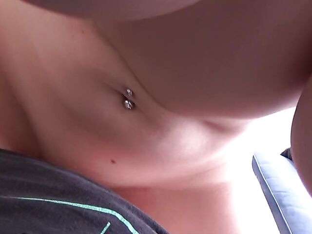 POV Tinder fuck date with young big tits brunette Skylar Vox