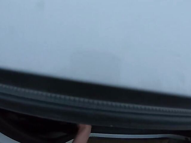 Car POV with russian teen hitchhiker Stacy Starando