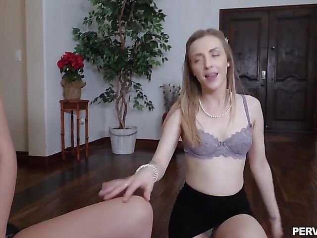 POV threesome with Karla Kush and her bisexual step aunt Aaliyah Love