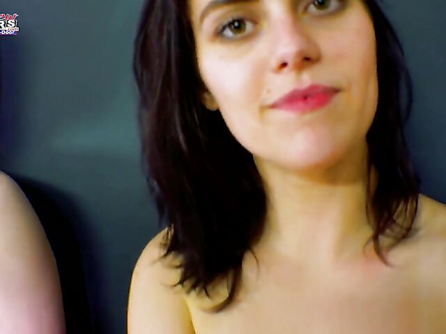 Two girls POV double rimming and sucking with Nicole and Lucy