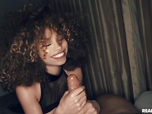 Cecilia Lion & Ricky Johnson - Sexy ebony girl gets some black meat