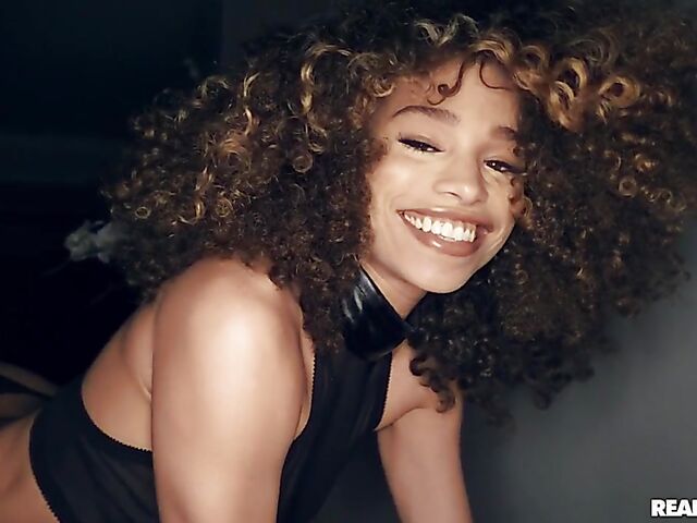 Cecilia Lion & Ricky Johnson - Sexy ebony girl gets some black meat