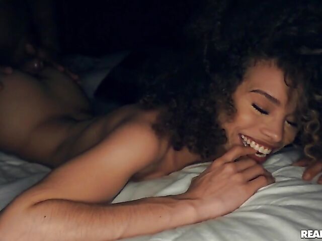 Cecilia Lion & Ricky Johnson - Sexy ebony girl gets some black meat