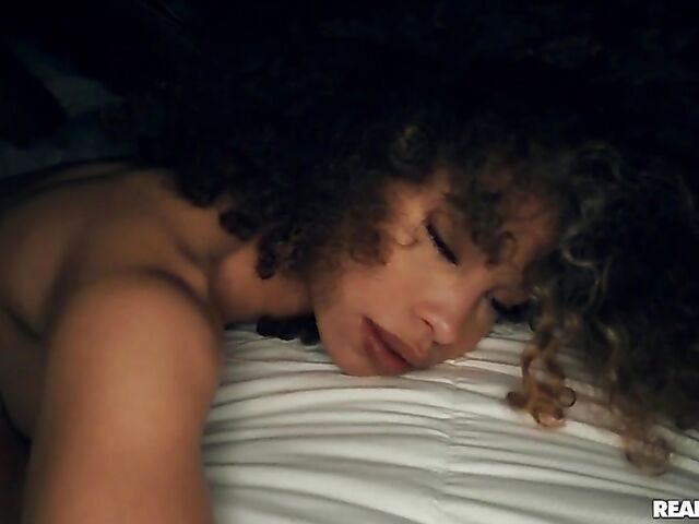 Cecilia Lion & Ricky Johnson - Sexy ebony girl gets some black meat