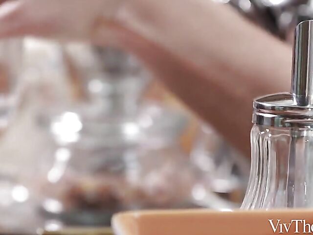 Aislin & Josephine Jackson - Lesbian licking pussy after party