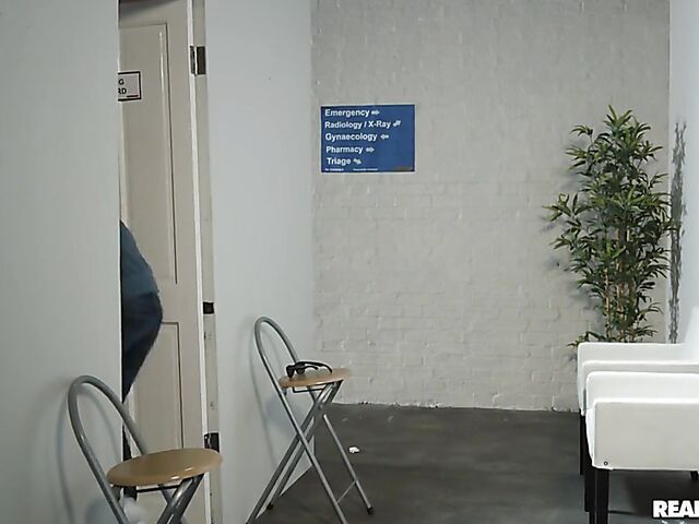 Busty nurse Brooklyn Blue gets humped by Dr Jordi