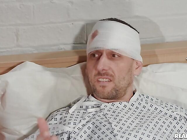 Busty nurse Brooklyn Blue gets humped by Dr Jordi