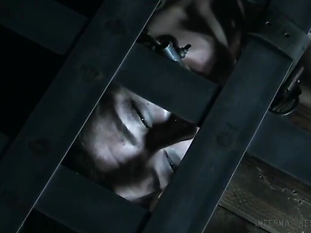 BDSM slave Keira Croft is naked and helpless