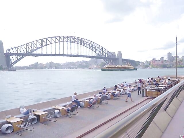 Blonde Australian lesbians Juniper and Ray visit Sydney