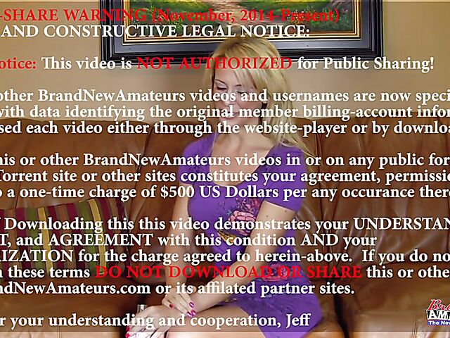 Cherie Deville - Future pornstar first time audition in 2011