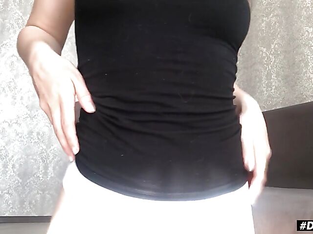 Hayli Sanders - Solo teen masturbation with her pink and red toys from home