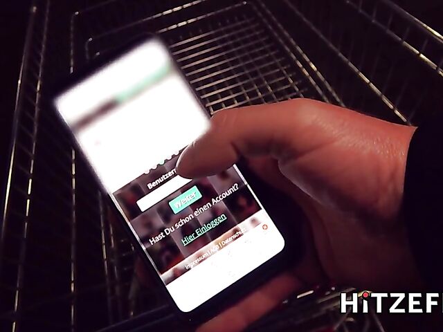 Street sex in the night with whoring german mom Liz De Lane