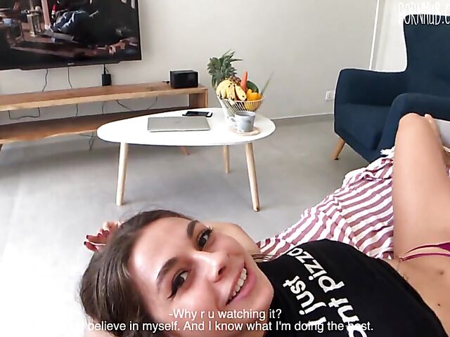 POV homemade video in lockdown with russian big tits girlfriend Lolly Lips