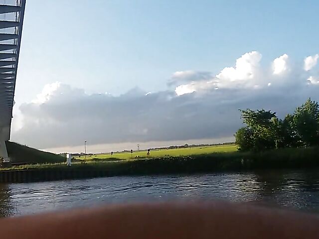 Public jerk off from your point of view in nature 