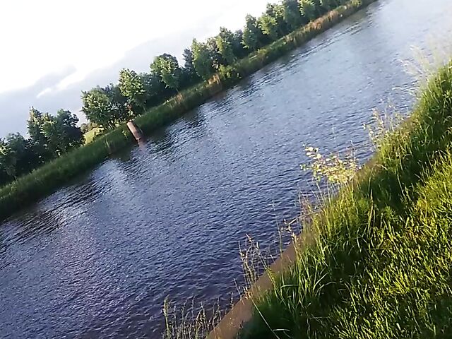 Public jerk off from your point of view in nature 