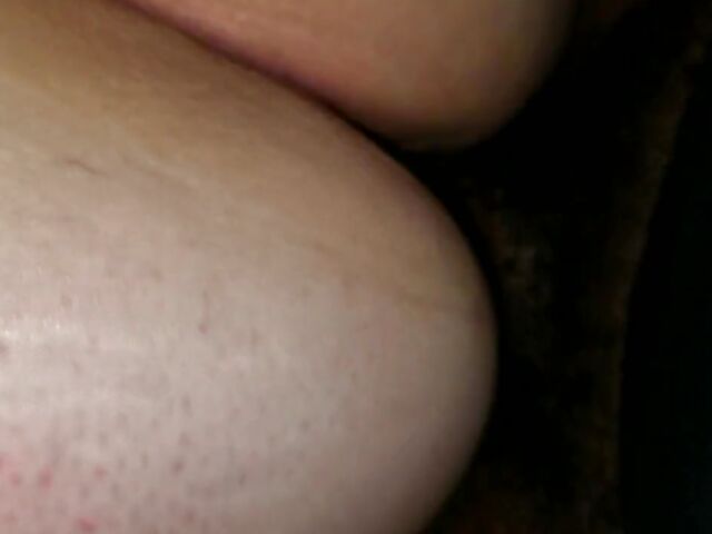 Homemade interracial fuck with her black lover and another creampie from her cucked husband