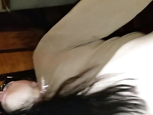 Homemade interracial fuck with her black lover and another creampie from her cucked husband