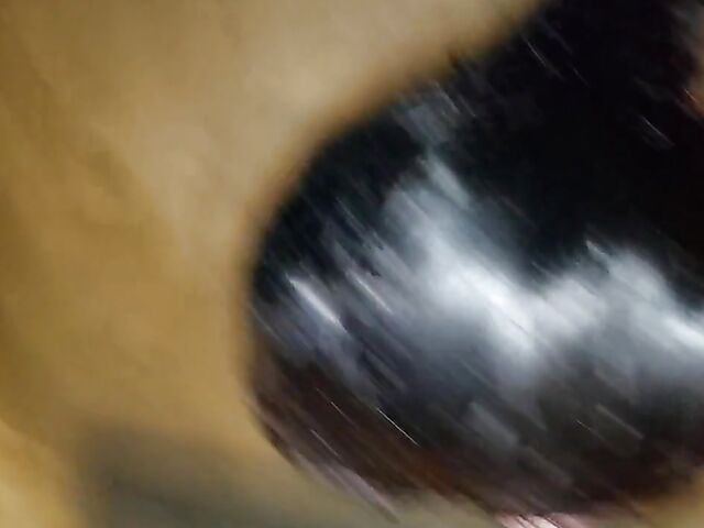 Homemade interracial fuck with her black lover and another creampie from her cucked husband