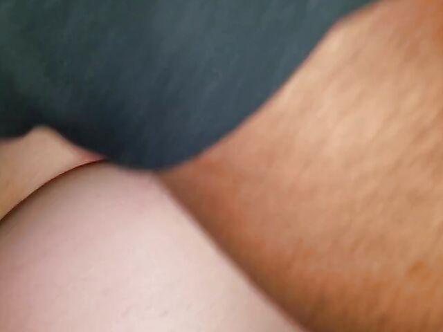 Homemade interracial fuck with her black lover and another creampie from her cucked husband