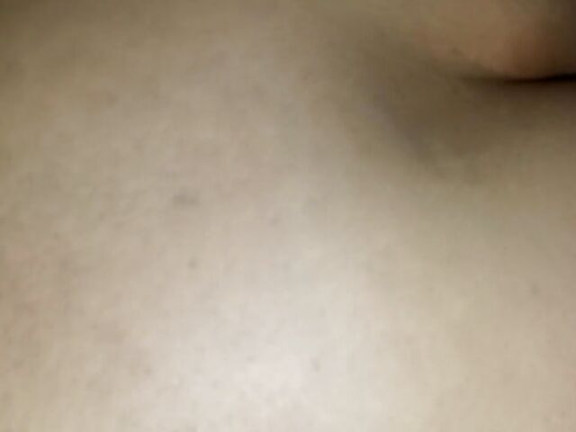 Homemade interracial fuck with her black lover and another creampie from her cucked husband