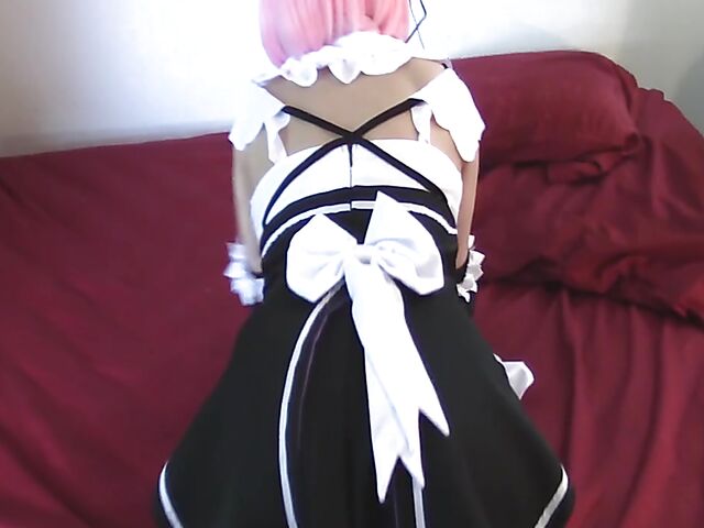 POV cosplay creampie with pink-haired amateur AllyTheCat