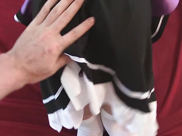 POV cosplay creampie with pink-haired amateur AllyTheCat