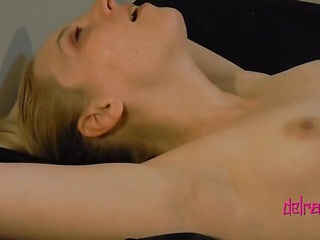 Amateur couple homemade sex video featuring Delirious Hunter and her lucky BF