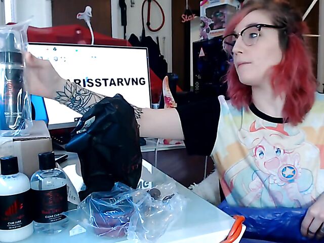 Toys unboxing and dragon dildo riding with Starsstarving
