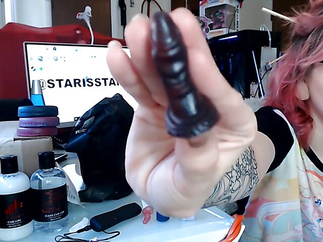 Toys unboxing and dragon dildo riding with Starsstarving