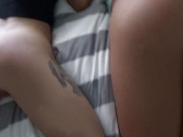 Two teens FFM 3some POV with Kenzie Reeves and Evelin Stone