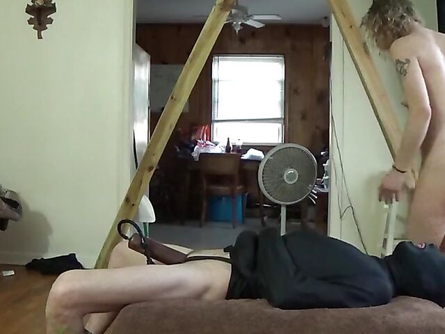 Femdom amateur facesitting and a mouthful of piss