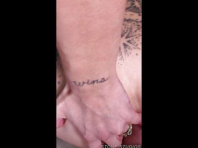 POV ass fucking and pissing in mouth with Bianca Stone and her transsexual wife Mandy Mitchell