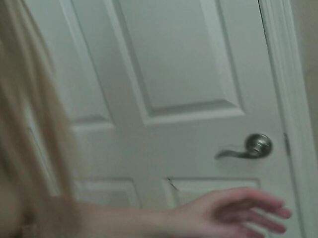 Ginger Banks - Amateur blonde dildo fucks her tight cunt