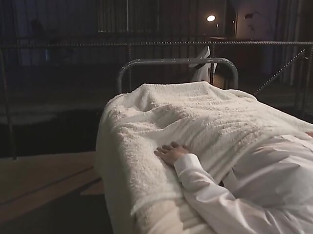 Japan cosplay POV with a white-haired cutie