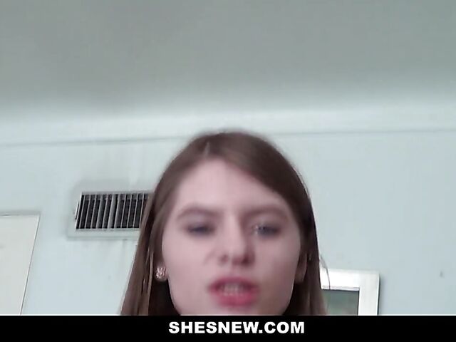 POV teen Alice March gives head and gets nailed in her bedroom