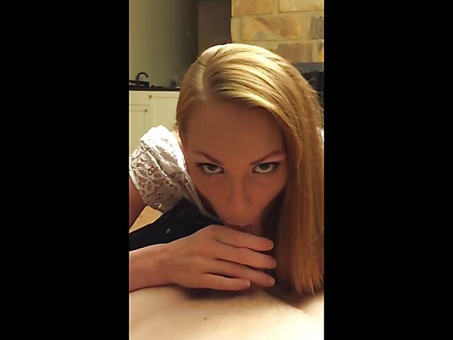 Amateur POV blowjob from his wife's sister Jenny Blighe