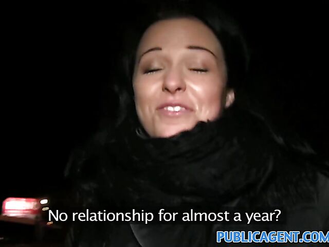 Public agent picks lovely Natalie Blue and fucks her twat from your perspective