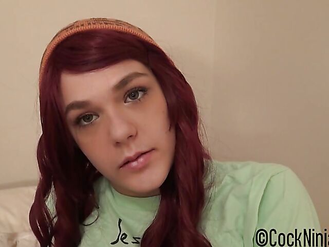 POV redhead sister Rebecca Vanguard is her stepbrother's pleasure slut