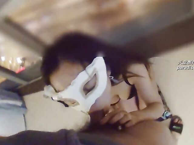 Masked POV japanese amateur teen fucking your cock