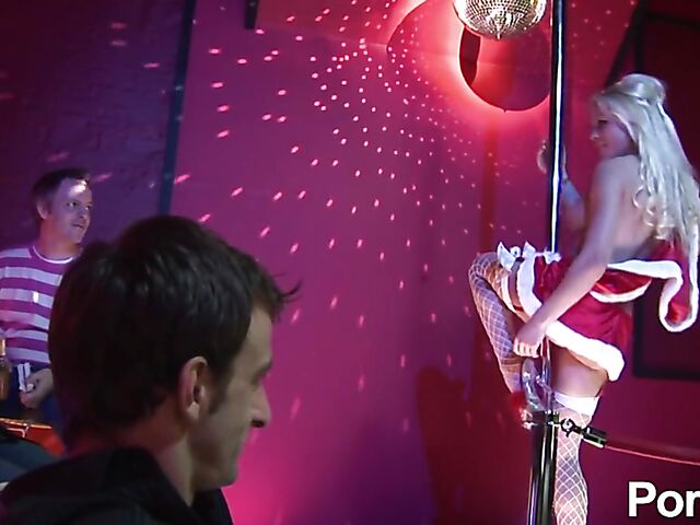 Group strip club sex with anal loving exotic dancers