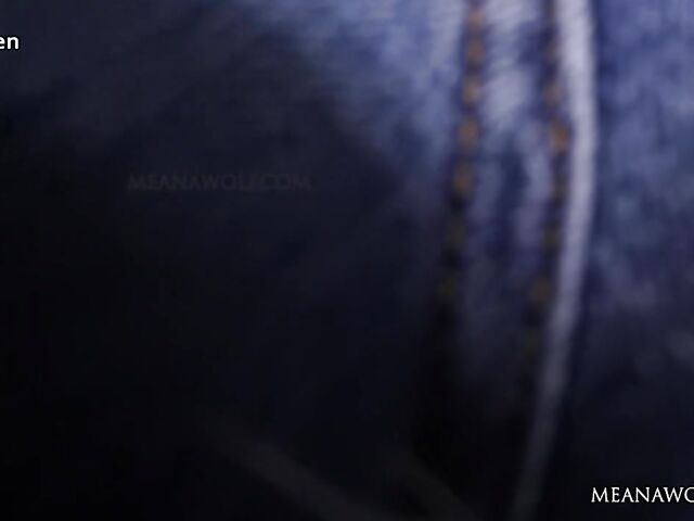 Farting girl with a pretty ass takes off her shorts and panties