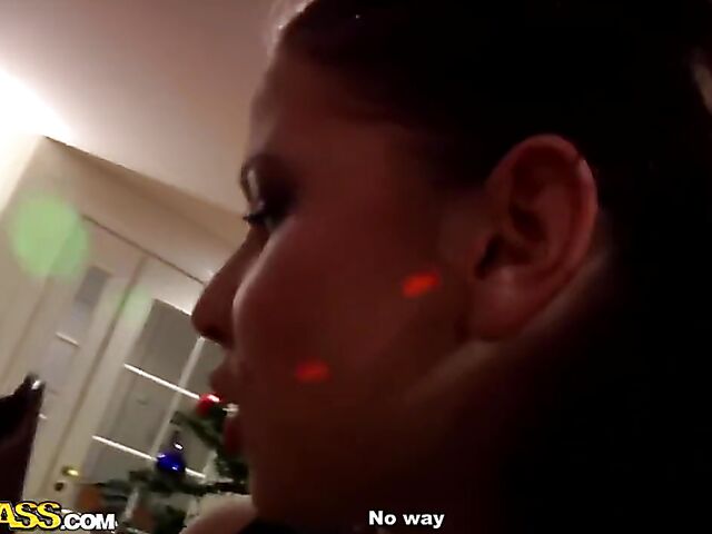 4 girls 1 guy Russian drunk sex party on Christmas
