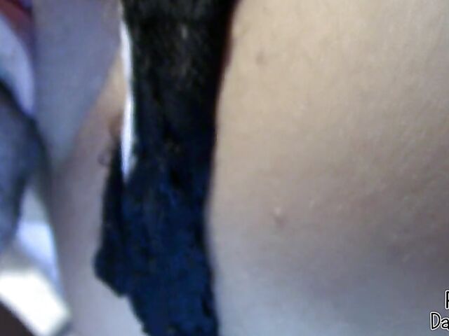 Amateur anal creampie in sexy panties with Danika Mori