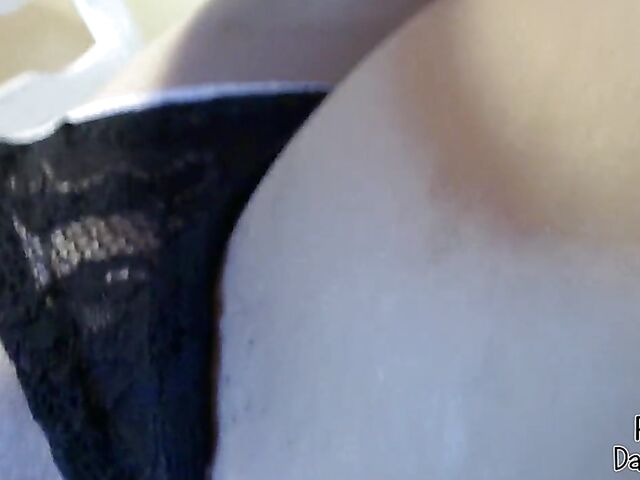 Amateur anal creampie in sexy panties with Danika Mori