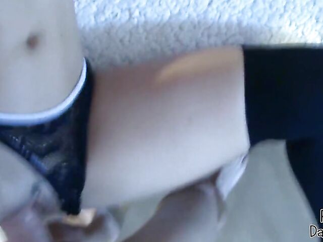 Amateur anal creampie in sexy panties with Danika Mori