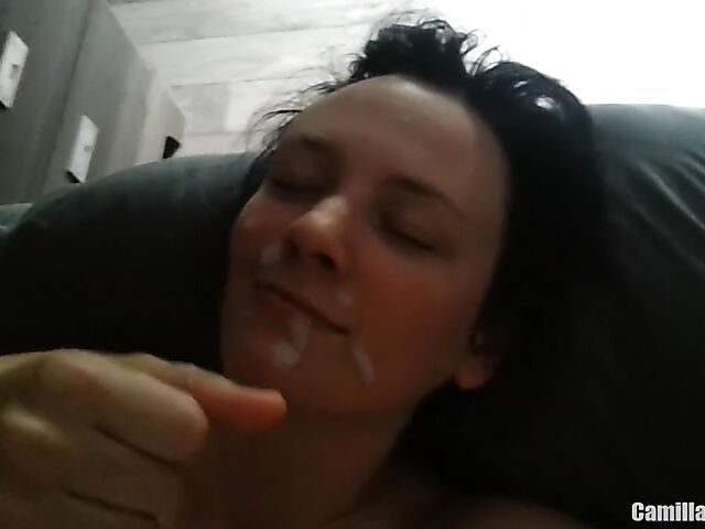 Big tit wife Camilla Sweetheart homemade cumshot compilation