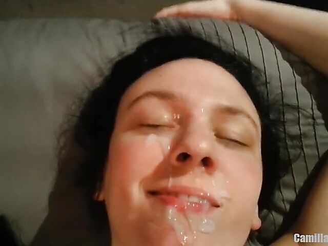 Big tit wife Camilla Sweetheart homemade cumshot compilation